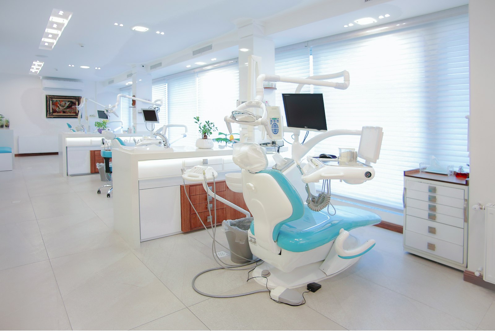 Bright, modern clinic interior